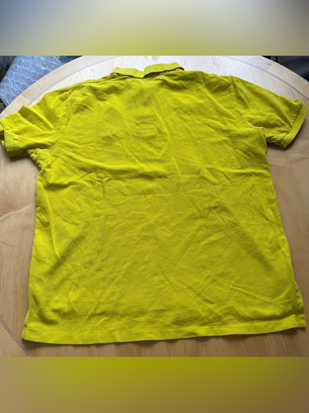 Polo Ralph Lauren Big Pony Yacht Club Polo Shirt XL Yellow Blue Rugby Preppy - Picture 3 of 11